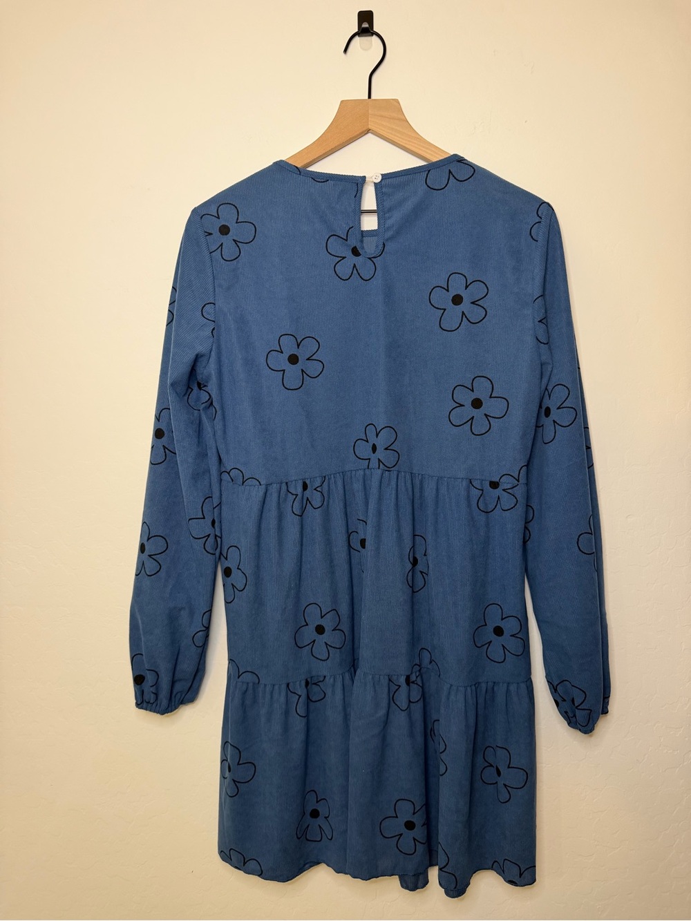 SHEIN Women's Casual Floral Print Lantern Sleeve Dress - Picture 4 of 7